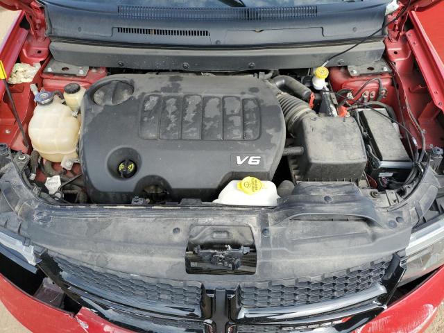 3C4PDCEG9JT340407 - 2018 DODGE JOURNEY GT წითელი ფოტო 12