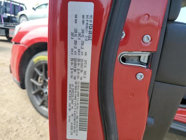 3C4PDCEG9JT340407 - 2018 DODGE JOURNEY GT წითელი ფოტო 13