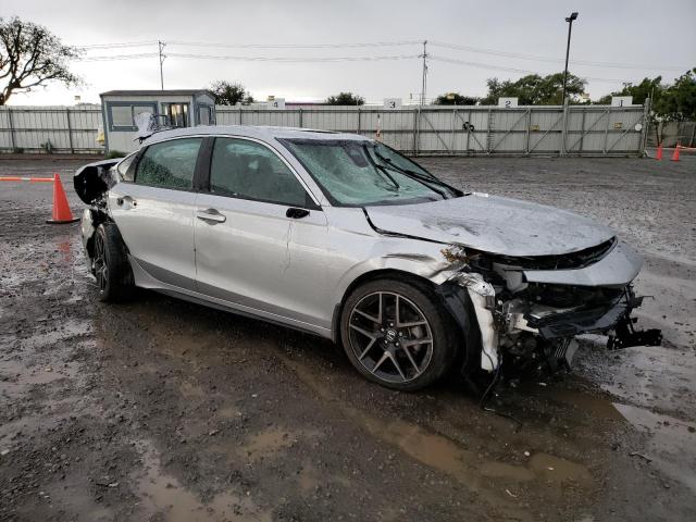 19XFL1H8XNE019154 - 2022 HONDA CIVIC SPORT TOURING SILVER photo 4