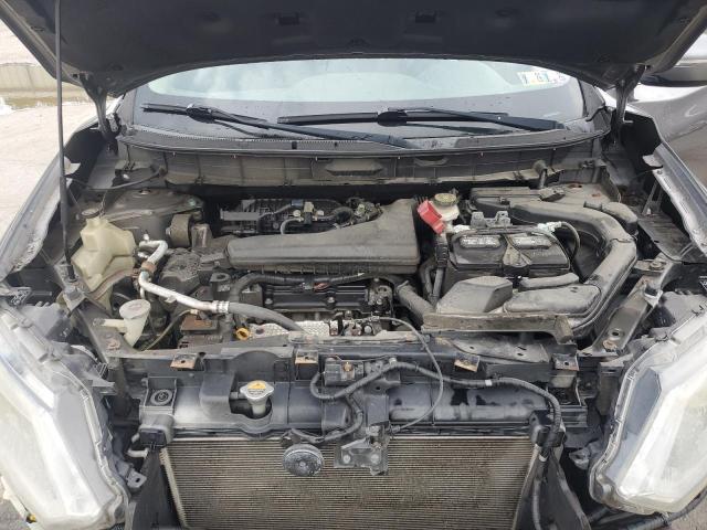 KNMAT2MV1FP563331 - 2015 NISSAN ROGUE S GRAY photo 12