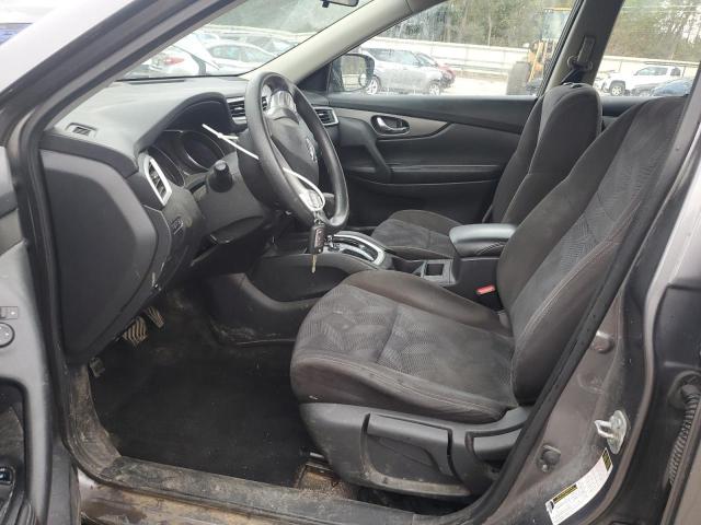 KNMAT2MV1FP563331 - 2015 NISSAN ROGUE S GRAY photo 7