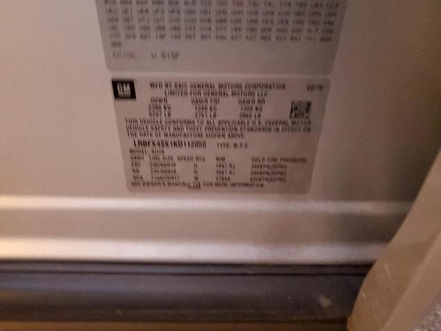 LRBFX4SX1KD112050 - 2019 BUICK ENVISION PREMIUM II Արծաթագույն լուսանկար 12