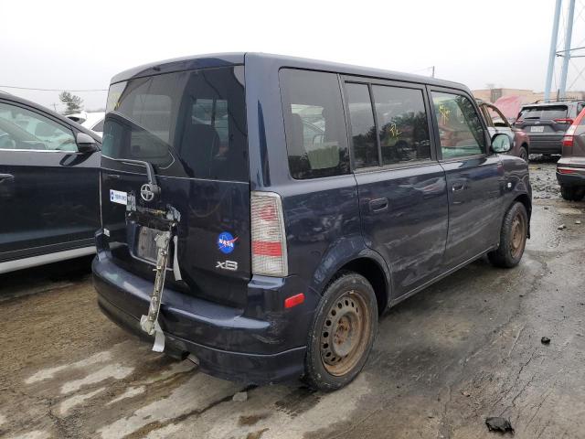 JTLKT324564068382 - 2006 TOYOTA SCION XB BLUE photo 3