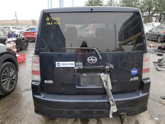 JTLKT324564068382 - 2006 TOYOTA SCION XB BLUE photo 6