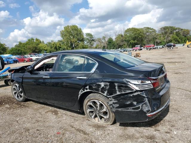 1HGCR2F83HA004367 - 2017 HONDA ACCORD EXL BLACK photo 2