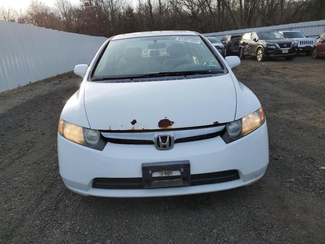 2HGFA16818H317322 - 2008 HONDA CIVIC EX WHITE photo 5