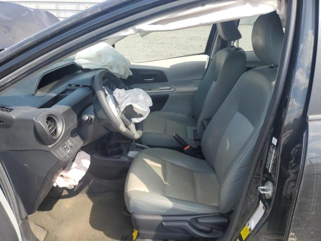 JTDKDTB34C1512557 - 2012 TOYOTA PRIUS C BLACK photo 7