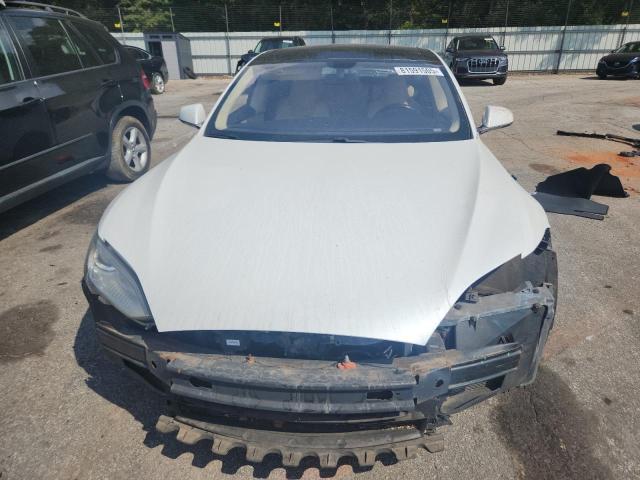 5YJSA1CNXDFP27933 - 2013 TESLA MODEL S თეთრი ფოტო 5