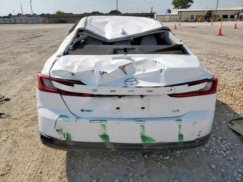 4T1DAACK1SU179139 - 2025 TOYOTA CAMRY XSE WHITE photo 6