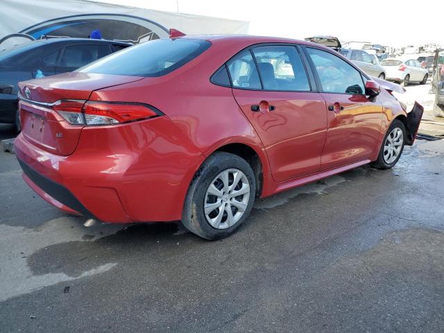 5YFEPRAE8LP125466 - 2020 TOYOTA COROLLA LE RED photo 3