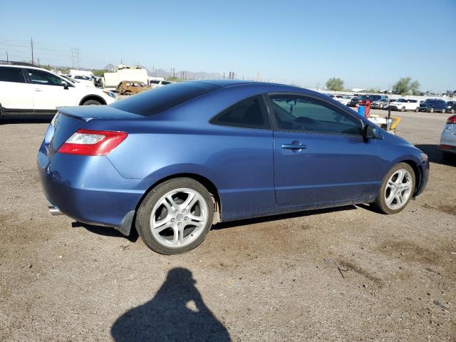2HGFG12647H584021 - 2007 HONDA CIVIC LX BLUE photo 3