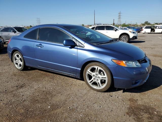 2HGFG12647H584021 - 2007 HONDA CIVIC LX BLUE photo 4