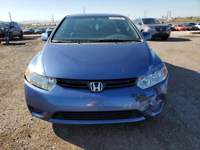 2HGFG12647H584021 - 2007 HONDA CIVIC LX BLUE photo 5
