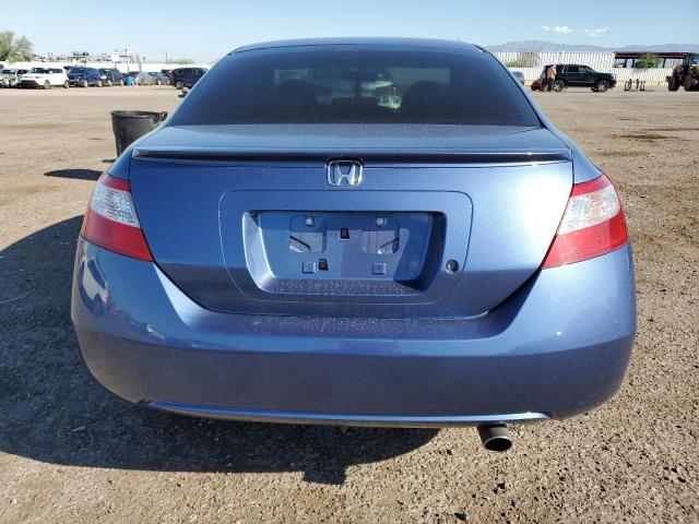 2HGFG12647H584021 - 2007 HONDA CIVIC LX BLUE photo 6