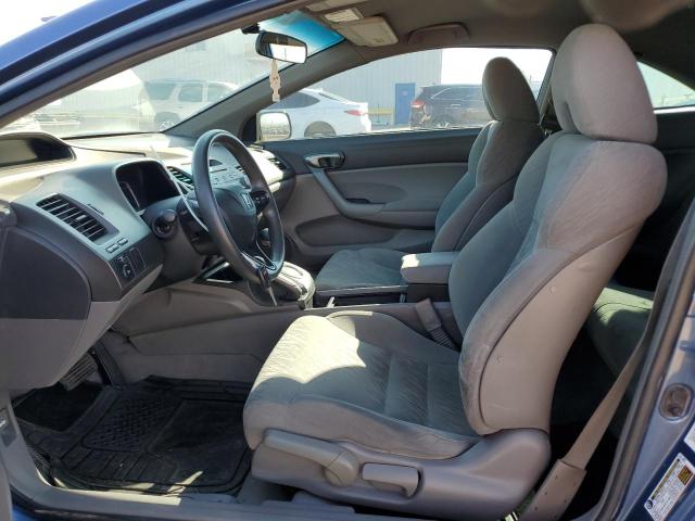 2HGFG12647H584021 - 2007 HONDA CIVIC LX BLUE photo 7
