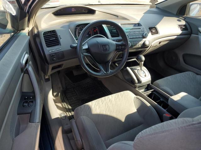 2HGFG12647H584021 - 2007 HONDA CIVIC LX BLUE photo 8