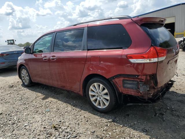 5TDDK3DC8ES078435 - 2014 TOYOTA SIENNA XLE MAROON photo 2