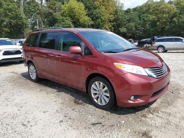 5TDDK3DC8ES078435 - 2014 TOYOTA SIENNA XLE MAROON photo 4