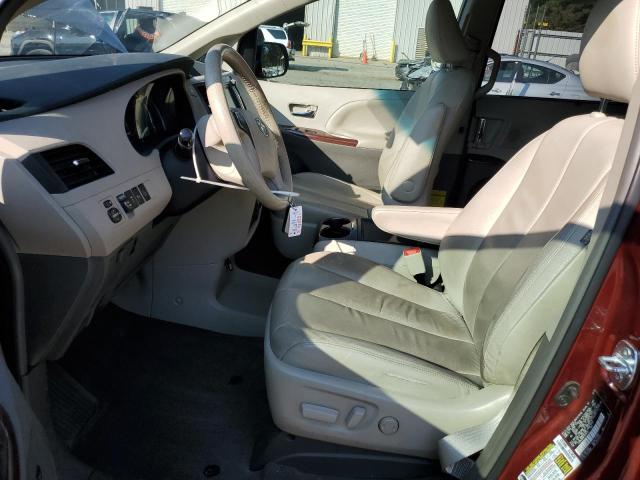 5TDDK3DC8ES078435 - 2014 TOYOTA SIENNA XLE MAROON photo 7
