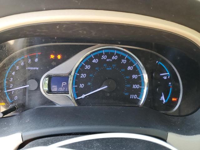 5TDDK3DC8ES078435 - 2014 TOYOTA SIENNA XLE MAROON photo 9