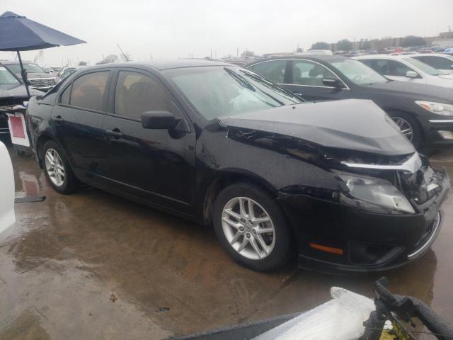 3FAHP0GA9AR422918 - 2010 FORD FUSION S BLACK photo 4