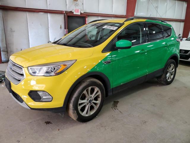 1FMCU9HD3JUC16492 - 2018 FORD ESCAPE SEL GREEN photo 1