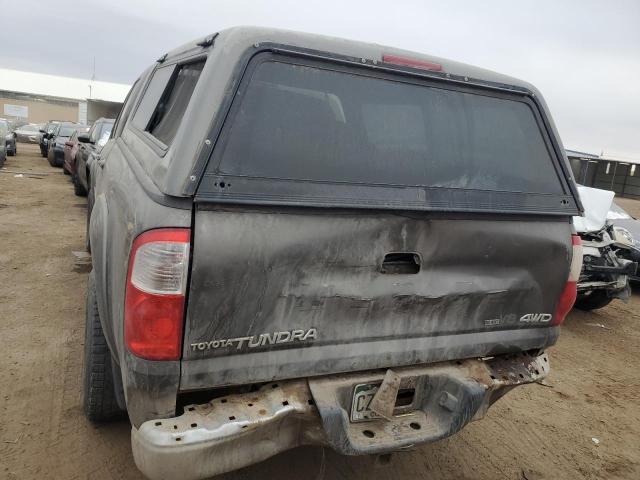 5TBDT44174S454339 - 2004 TOYOTA TUNDRA DOUBLE CAB SR5 GRAY photo 6