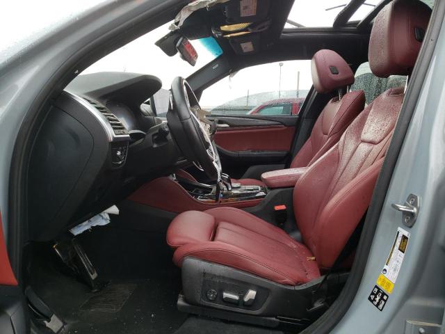 5UX33DT0XN9L83938 - 2022 BMW X4 XDRIVE30I GRAY photo 7