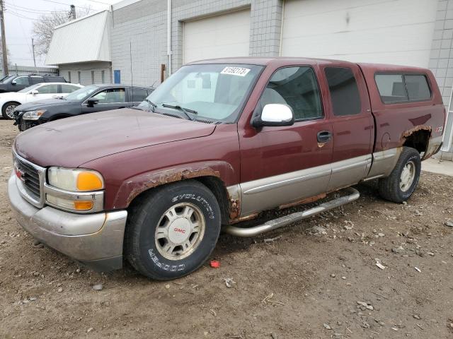 1GTEK19TXYZ344882 - 2000 GMC NEW SIERRA K1500 BURGUNDY photo 1