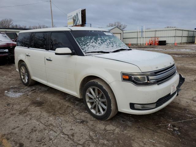 2FMGK5D85EBD04318 - 2014 FORD FLEX LIMITED WHITE photo 4