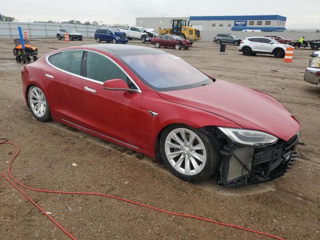 5YJSA1E2XHF208261 - 2017 TESLA MODEL S Կարմիր լուսանկար 4