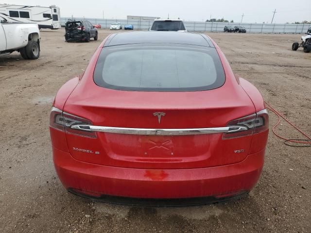 5YJSA1E2XHF208261 - 2017 TESLA MODEL S Կարմիր լուսանկար 6