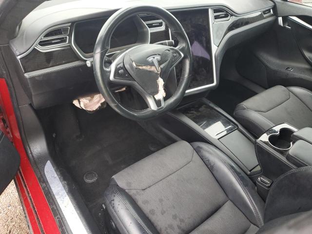 5YJSA1E2XHF208261 - 2017 TESLA MODEL S Կարմիր լուսանկար 8