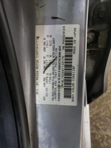 JM1BL1SGXA1130170 - 2010 MAZDA 3 I SILVER photo 12