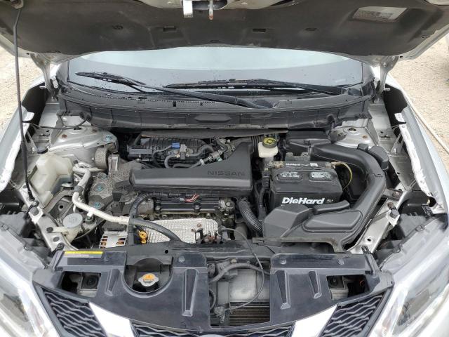 KNMAT2MVXFP504066 - 2015 NISSAN ROGUE S SILVER photo 12