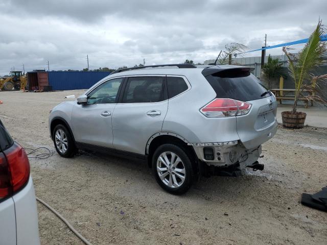 KNMAT2MVXFP504066 - 2015 NISSAN ROGUE S SILVER photo 2