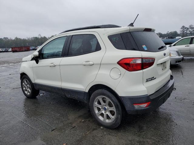 MAJ3S2GE7LC336273 - 2020 FORD ECOSPORT SE WHITE photo 2