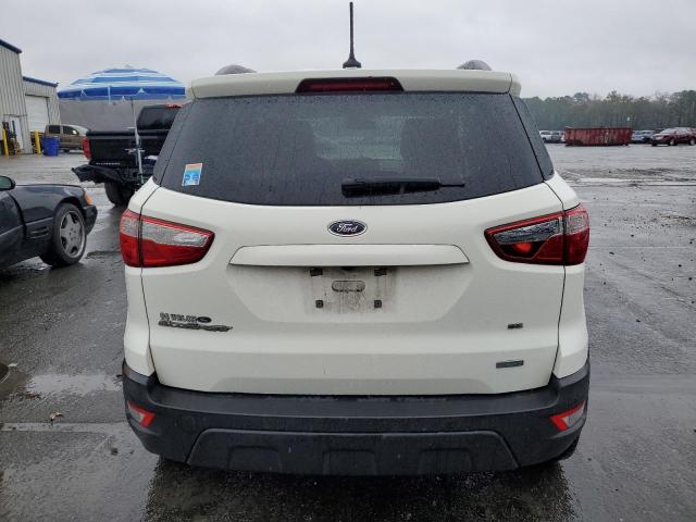 MAJ3S2GE7LC336273 - 2020 FORD ECOSPORT SE WHITE photo 6