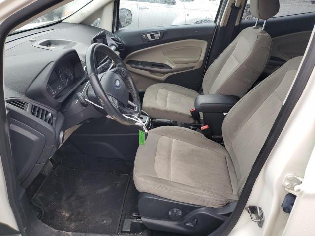MAJ3S2GE7LC336273 - 2020 FORD ECOSPORT SE WHITE photo 7