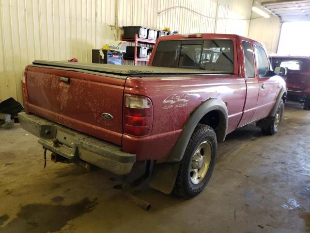 1FTZR15E31TA07855 - 2001 FORD RANGER SUPER CAB MAROON photo 3