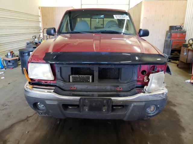 1FTZR15E31TA07855 - 2001 FORD RANGER SUPER CAB MAROON photo 5