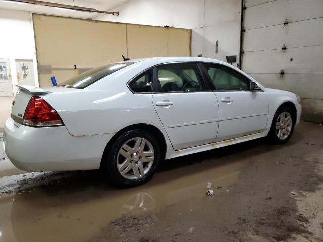 2G1WB5EK7A1140783 - 2010 CHEVROLET IMPALA LT WHITE photo 3