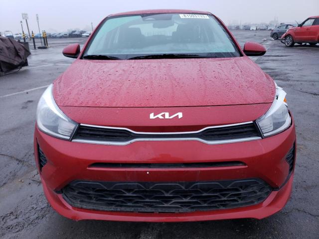 3KPA24ADXPE526063 - 2023 KIA RIO LX RED photo 5