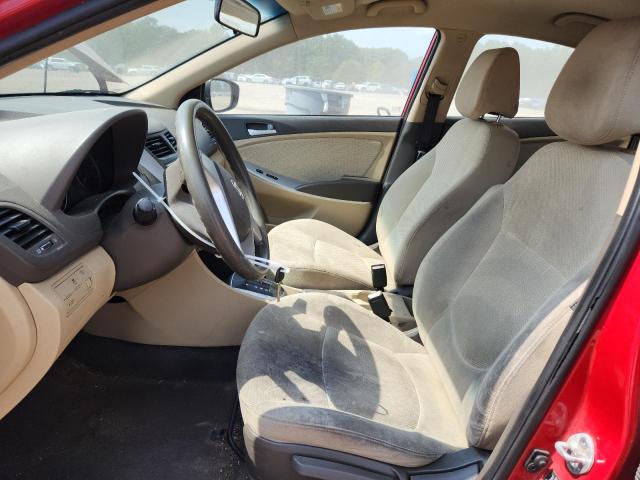KMHCT4AE5DU480410 - 2013 HYUNDAI ACCENT GLS 红色 照片 7