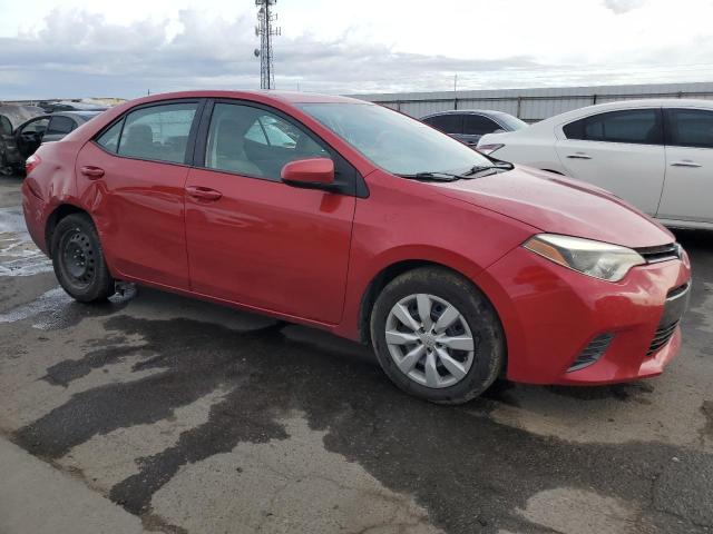 5YFBURHE6FP236751 - 2015 TOYOTA COROLLA L RED photo 4