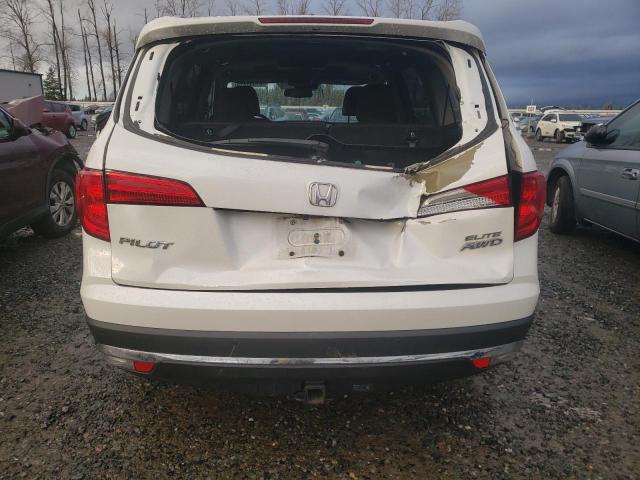 5FNYF6H09HB005767 - 2017 HONDA PILOT ELITE CREAM photo 6