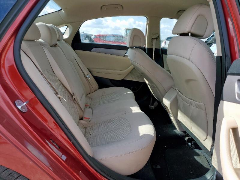5NPE24AF7GH314543 - 2016 HYUNDAI SONATA SE RED photo 10
