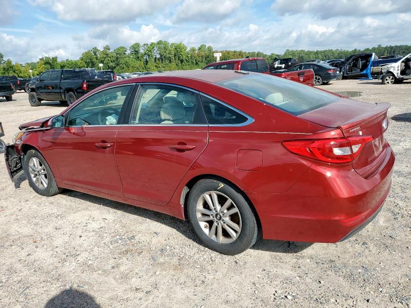 5NPE24AF7GH314543 - 2016 HYUNDAI SONATA SE RED photo 2