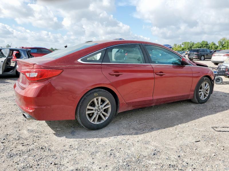 5NPE24AF7GH314543 - 2016 HYUNDAI SONATA SE RED photo 3