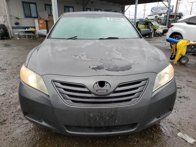 4T1BE46K57U651956 - 2007 TOYOTA CAMRY CE GRAY photo 5